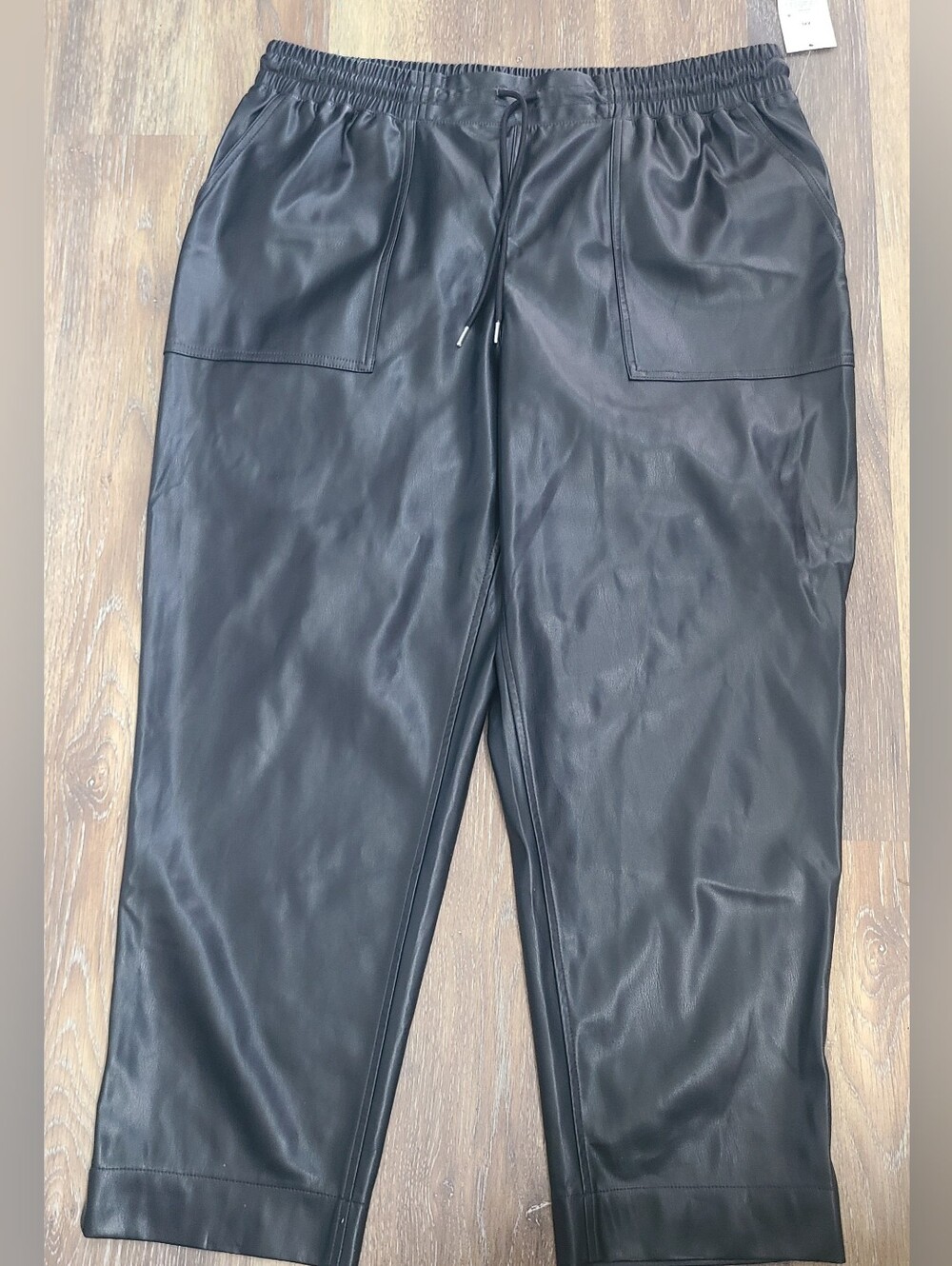 A New Day Faux Leather Pants Women's Size XXL New